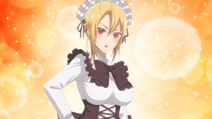 Rapha dan Olivia jadi maid kawai💦🤤🤤 - Anime Otome Game Sekai wa Mob ni Kibishii Sekai desu