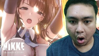 WOW! GEDE BANGET! MUSUHNYA! GODDESS OF VICTORY NIKKE TRAILER REACTION INDONESIA