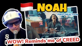 NOAH -  Bintang di Surga | Official Music Video | FILIPINO REACTION