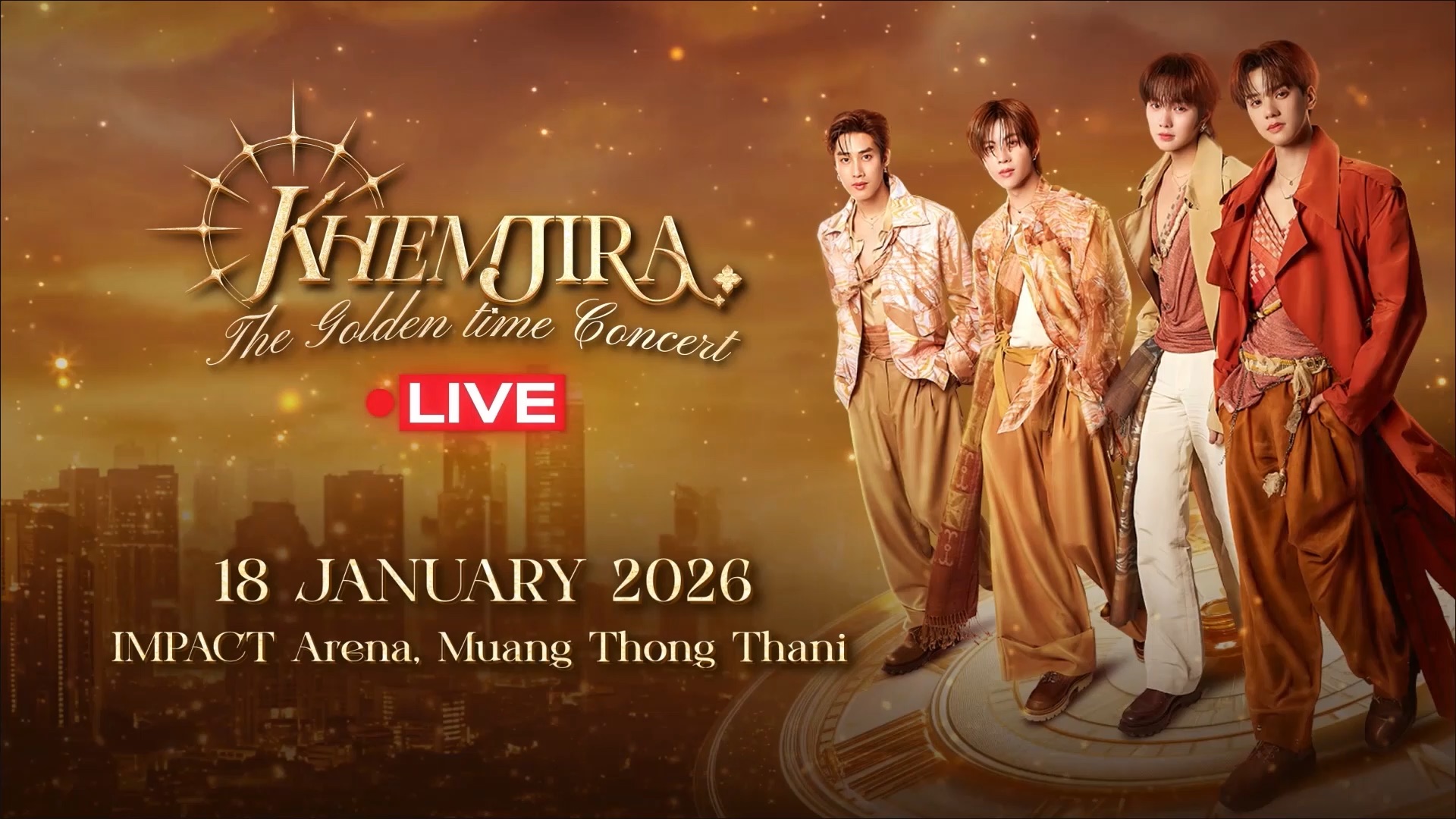 Khemjira The Golden Time Concert DAY2 - 18/01/26 - Full HD - BiliBili