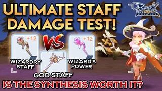 TESTING THE NEW WIZARD'S POWER vs WIZARDRY STAFF vs GOD STAFF