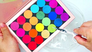 Dye slime with cosmetics