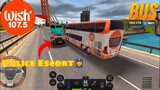 Wish 107.5 Fm Bus with police escort👮 | Bus Simulator Ultimate | Android Gameplay