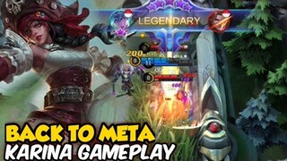 THE NEW META KARINA | KS QUEEN GAMEPLAY | MOBILE LEGENDS