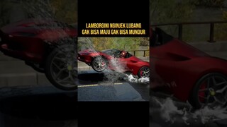 LAMBORGHINI LEWAT JALAN LUBANG LANGSUNG RUSAK #alurceritafilm #film