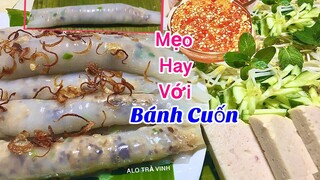 BÁNH CUỐN- Phát hiện Cách mới Chỉ 1 miếng Lá Chuối, không cần Khuôn & Chảo, vừa Ngon mà Dễ