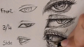 steps on how to draw anime eyes