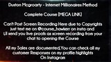 Duston Mcgroarty  course  - Internet Millionaires Method download