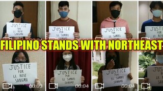 FILIPINO SUPPORT THE NORTHEAST INDIA
