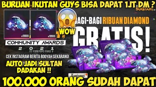 CARA VOTE DAN CARA MENDAPATKAN RIBUAN DIAMOND GRATIS DARI BERITA BOOYAH COMMUNITY AWARD 2021