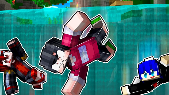 🏠เมืองหรรษา ตอน เพื่อนหายตัวไปในน้ำตก Minecraft สตอรี่