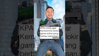 KPAI minta Kominfo BLOKIR game? Game apa aja yang kena? #shorts