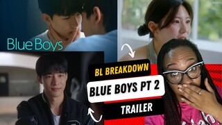 ❤️‍🔥BLUE BOYS PT 2 TRAILER 😧💙|BL React BLUE BOYS #blreview