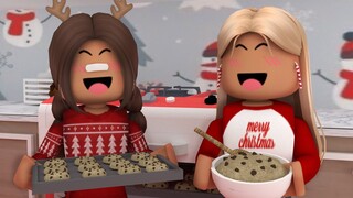 Family CHRISTMAS *Baking Day!* | Bloxburg Family Roleplay