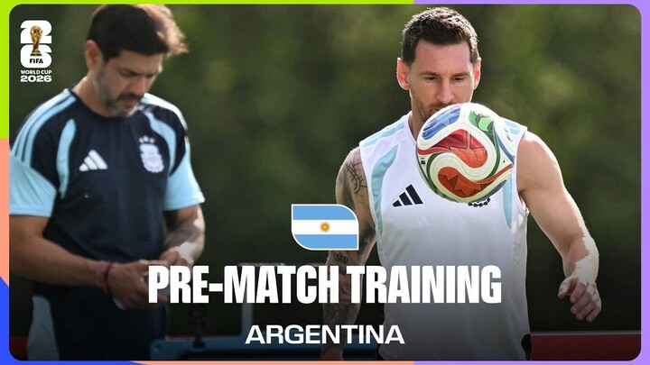Argentina Train Before Cabo Verde | FIFA World Cup 2026™ | Messi | 2026