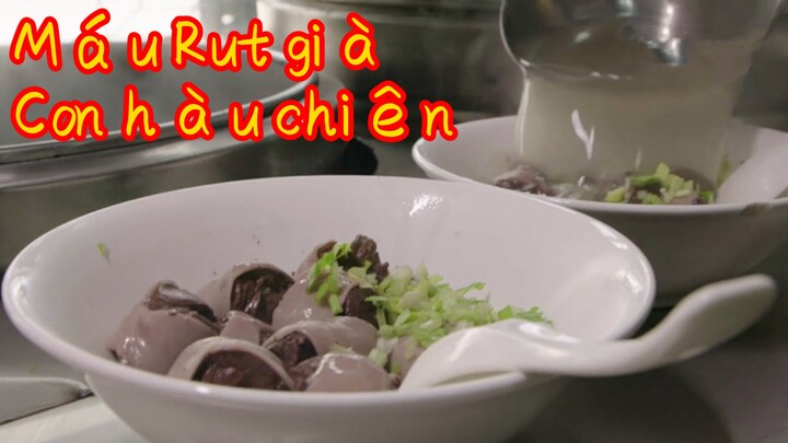 Máu Ruột già +Con hàu chiên