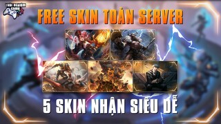 Liên quân FREE 5 SKIN Update thời gian Cập Nhật phiên bản chiến trường mùa đông