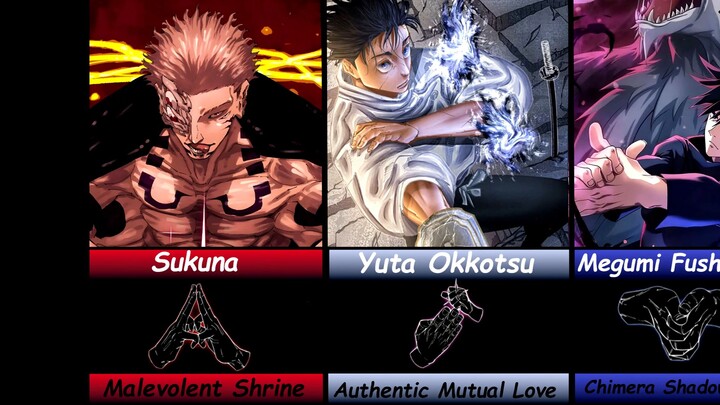 [Jujutsu Kaisen] Gerakan Tangan Domain Berbeda dari Berbagai Karakter