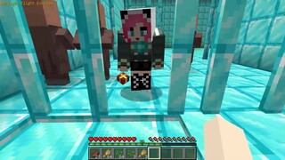 HEBI THỬ THÁCH 24 GIỜ TRỐN KHỎI NHÀ TÙ KIM CƯƠNG TRONG MINECRAFT_HEBI GIẢI CỨU C