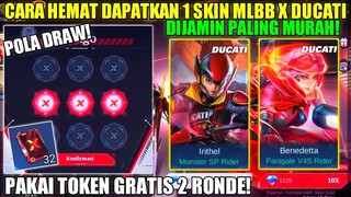 CARA HEMAT DAPATKAN 1 SKIN MLBB X DUCATI! PAKAI 32 TOKEN GRATIS BISA DAPET 1 SKIN IRITHEL/BENEDETTA