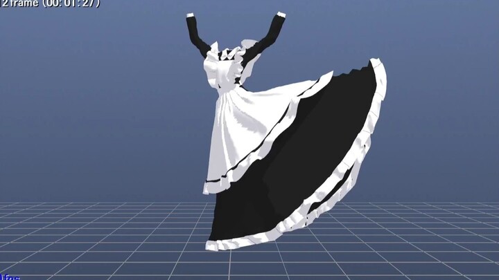 MMD服装测试+衣装配布