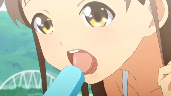 It's so hot, I want to eat ice cream