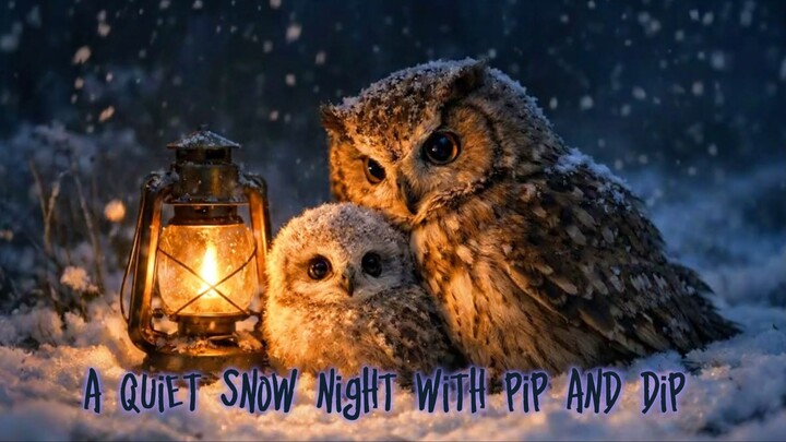 A Quiet Snow Night with Pip and Dip _ Fantasy Lo-Fi for Deep Focus 与皮普和迪普共度的宁静雪夜 _ 助你深度专注的奇幻低保真音乐