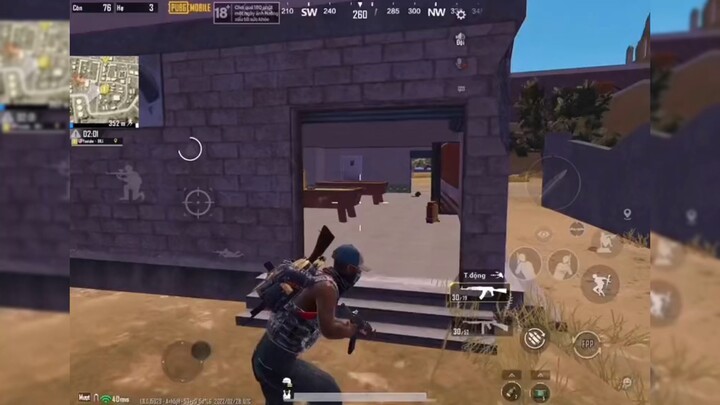 1 vs 4 Phải biết kiên nhẫn #pubgmb