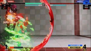 KOF15　世界１位アッシュ　３３HIT７割コンボ　１０割コンボを狙える　３人目のアッシュは強すぎる