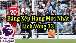 Kết Quả Ngoại Hạng Anh Vòng 32 - Bảng Xếp Hạng Mới Nhất - Lịch Thi Đấu Vòng 33