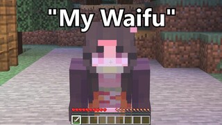 Anime Portrayed by Minecraft