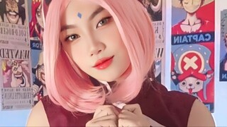 Sakura From Naruto Shippuden Cosplay😜