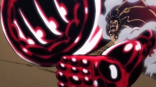 the first fight between Luffy vs kaido 1 hit delete