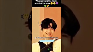 What you wanna name to this K-Drama 🤭😁💜💚🌈 #taekook #shorts #youtubeshorts #ytshorts