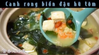 Canh Rong Biển Đậu Hũ Tôm, Mì Xào Đơn Giản & Mì Trộn Thịt Băm Sốt Cà Chua 🤤