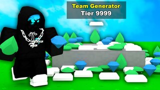 I secretly HACKED the generator in Roblox Bedwars..