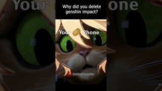 Did You Just Delete Genshin Impact..? #genshinimpact #shorts