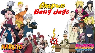 Ampun Bang Jago, Parody Lagu Tik Tok || Versi NAMA KARAKTER NARUTO & BORUTO, Kerrren banget cuy...!!