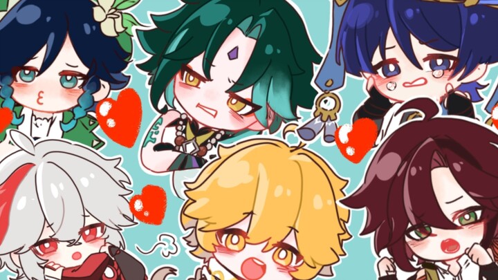 Genshin Impact / Wind Boy Group: Come in and watch the wind boys act cute, are they sweet enough for