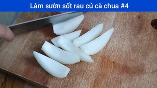 Làm sườn sốt rau củ cà chua p4