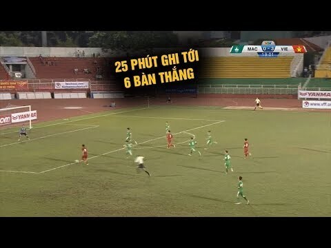 25 Phút Ghi Tới 6 Bàn Thắng - U23 Việt Nam Hủy Diệt Đối Thủ Không Thương Tiếc | 360 Sports
