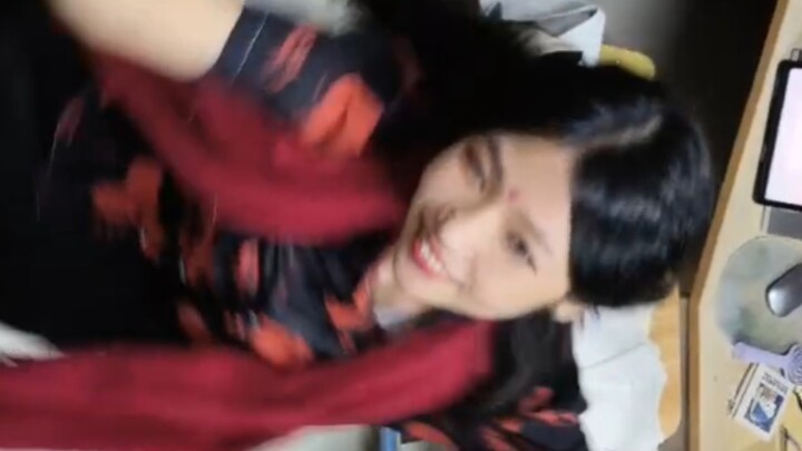 I learned a dance routine by watching an Indian movie