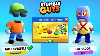 CUMA BELI STUMBLE PASS DAPAT SKIN BARU KEREN INI!!! STUMBLE GUYS