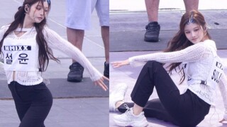 NMIXX雪允音乐节私服彩排直拍, 自然美