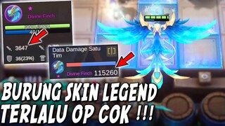 BURUNG SKIN LEGEND EMANG BEDA ! ATK 3600 ! DAMAGE SAMPE 115.000 ! BURUNG TER-GG SEPANJANG MASA INI !