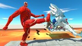 Who Can Withstand The Kick Of Colossal Titan - Animal Revolt Battle Simulator