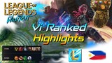 LOL Wild Rift Alpha Test - Vi Jungle Carry Highlights