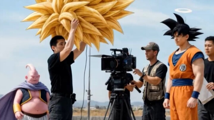 AI: So this is the behind-the-scenes of Dragon Ball filming?