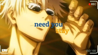 Gojo Sotaru AMV | Stay - Justin Bieber, The Kid LAROI