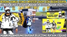 RANDOM MATCH PAKE BUNDLE TERBARU MYSTERY SHOP! NGAMUK BAWA TURUN BLUE ZONE RATAIN 3 SQUAD